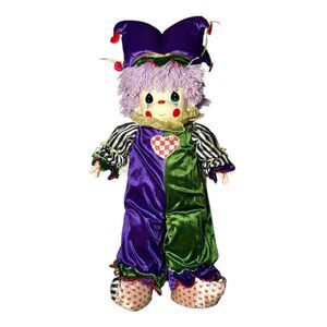 Precious Moments doll w/ tag 28" Jules QVC lmtd edt 1000 Clown Jester HUGE